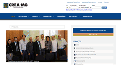 Desktop Screenshot of crea-mg.org.br